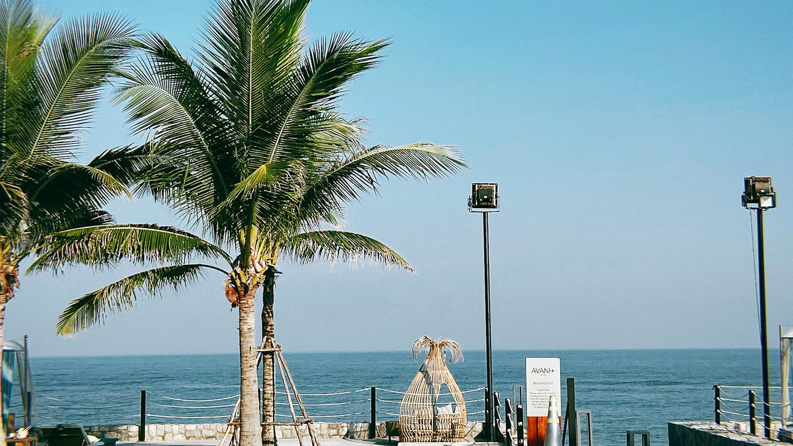 A quiet seaside promenade in the refined resort town of Hua Hin